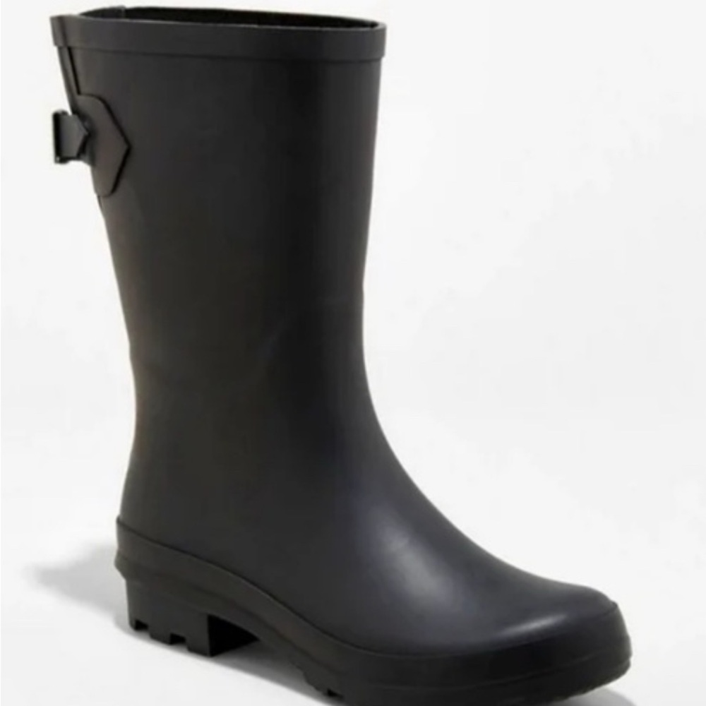 Womens Vicki Mid Calf Rain Boots | A New Day | Black